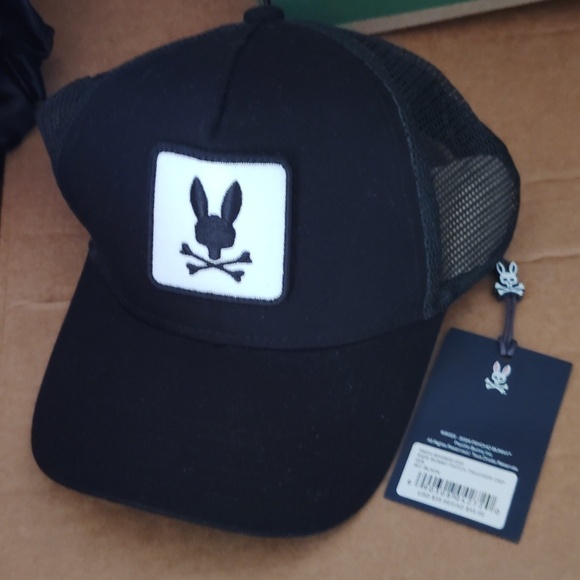 Psycho Bunny Black Mesh Cap - Picture 3 of 4